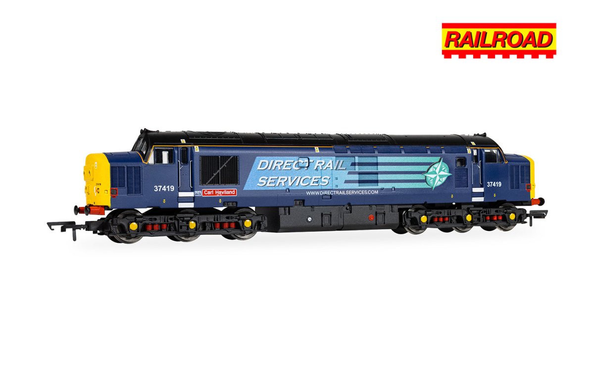 Hornby R30437 RailRoad DRS Class 37 - 'Carl Haviland' 37419 - OO Gauge - Phillips Hobbies