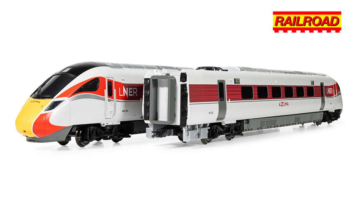 Hornby R30449 RailRoad: LNER Class 800 - 800201 Train Pack - OO Gauge - Phillips Hobbies