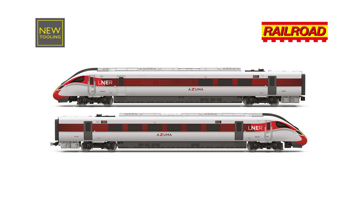 Hornby R30449 RailRoad: LNER Class 800 - 800201 Train Pack - OO Gauge - Phillips Hobbies
