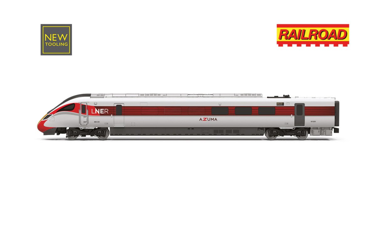 Hornby R30449 RailRoad: LNER Class 800 - 800201 Train Pack - OO Gauge - Phillips Hobbies