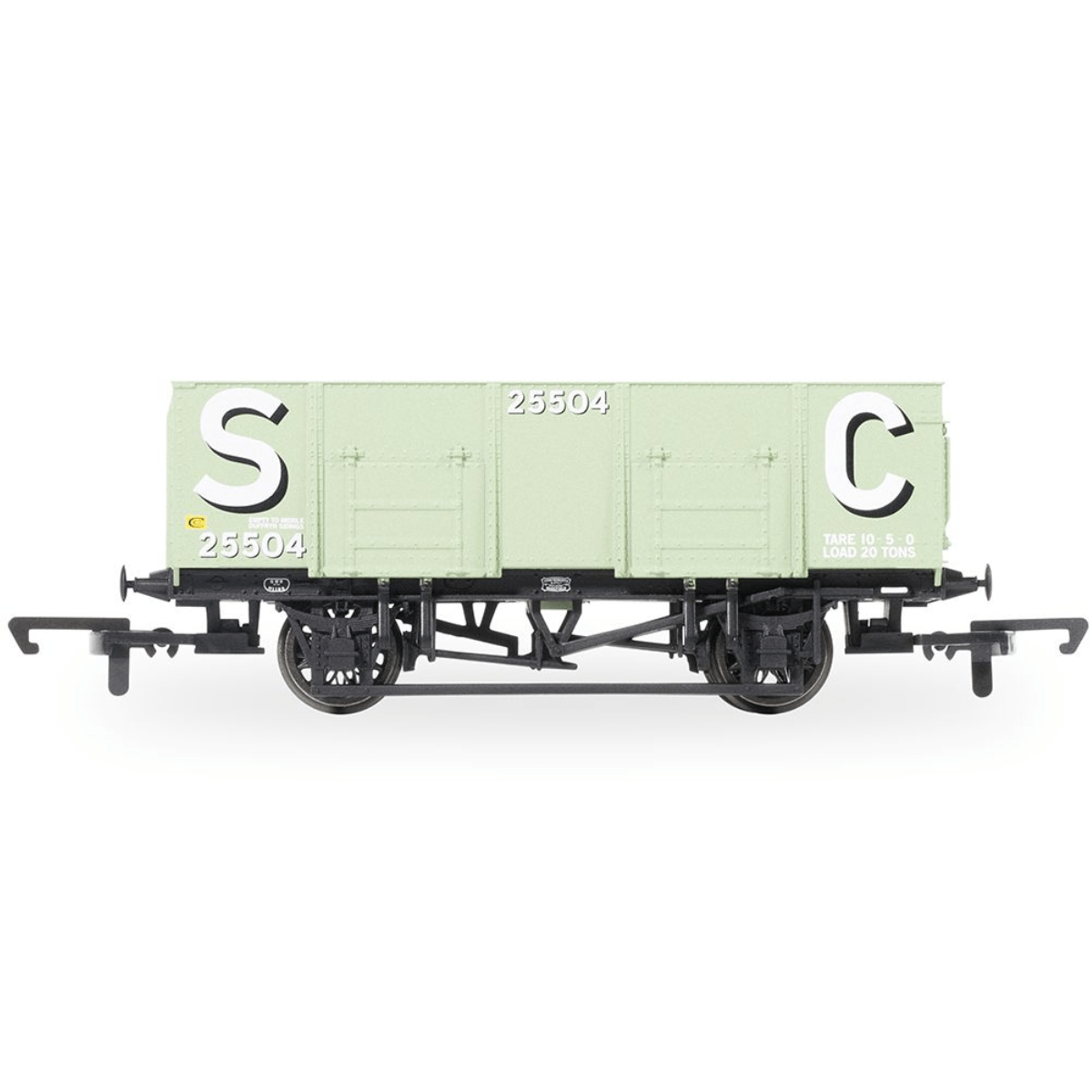 Hornby R60256 Stephenson & Clarke, 21T Steel Mineral Wagon, 25504 - OO Gauge - Phillips Hobbies