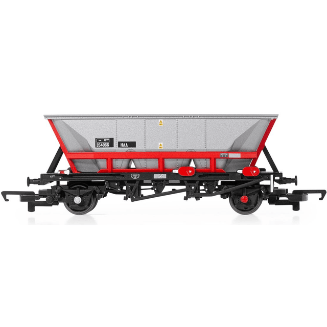 Hornby R60266 RailRoad BR Railfreight, Hopper HAA Wagon, 354966 - OO Gauge - Phillips Hobbies