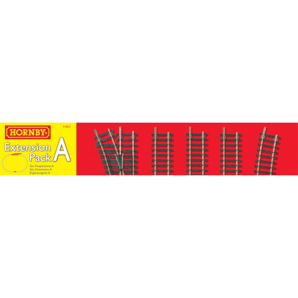 Hornby R8221 Track Extension Pack A - OO Gauge - Phillips Hobbies