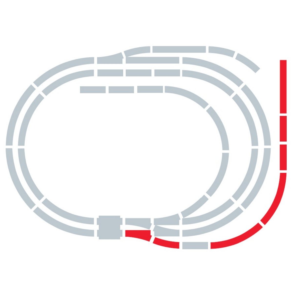 Hornby R8225 Track Extension Pack E - OO Gauge - Phillips Hobbies