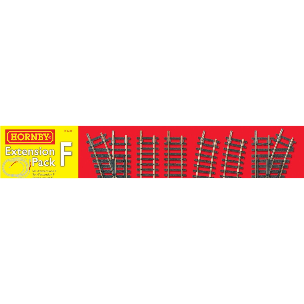 Hornby R8226 Track Extension Pack F - OO Gauge - Phillips Hobbies