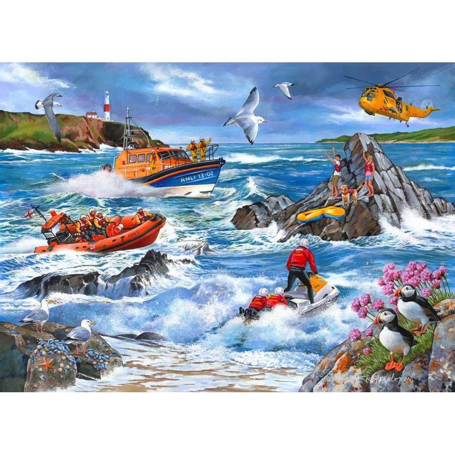 House of Puzzles Against The Tide - 1000 Piece Jigsaw Puzzle - Phillips Hobbies