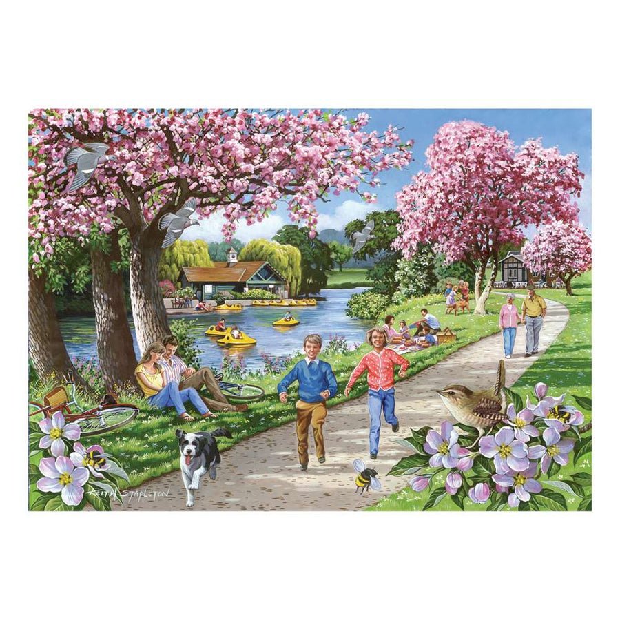 House of Puzzles Apple Blossom Time - 1000 Piece Jigsaw Puzzle - Phillips Hobbies