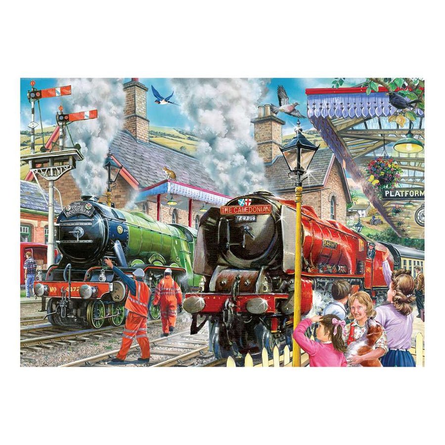 House of Puzzles Checking the Line - 1000 Piece Jigsaw Puzzle - Phillips Hobbies