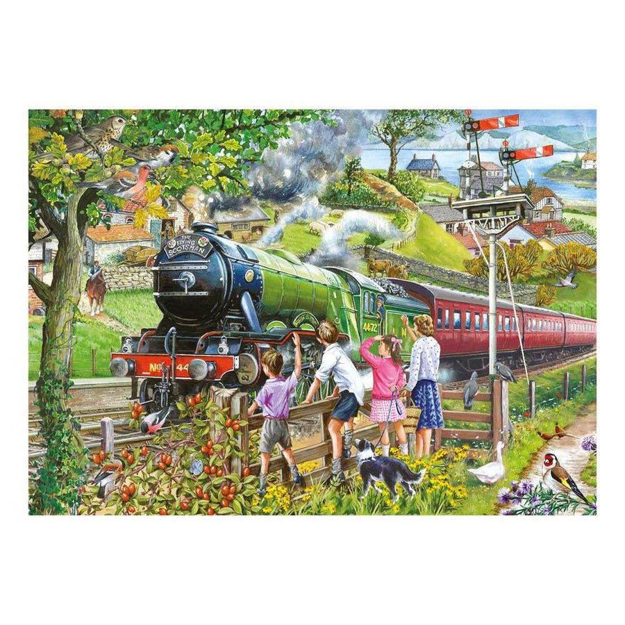 House of Puzzles Full Steam Ahead - BIG 500 Jigsaw Puzzle - Phillips Hobbies