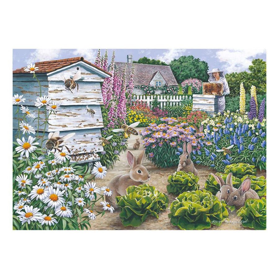 House of Puzzles Honey Bunnies 500 Piece Jigsaw Puzzle - Phillips Hobbies