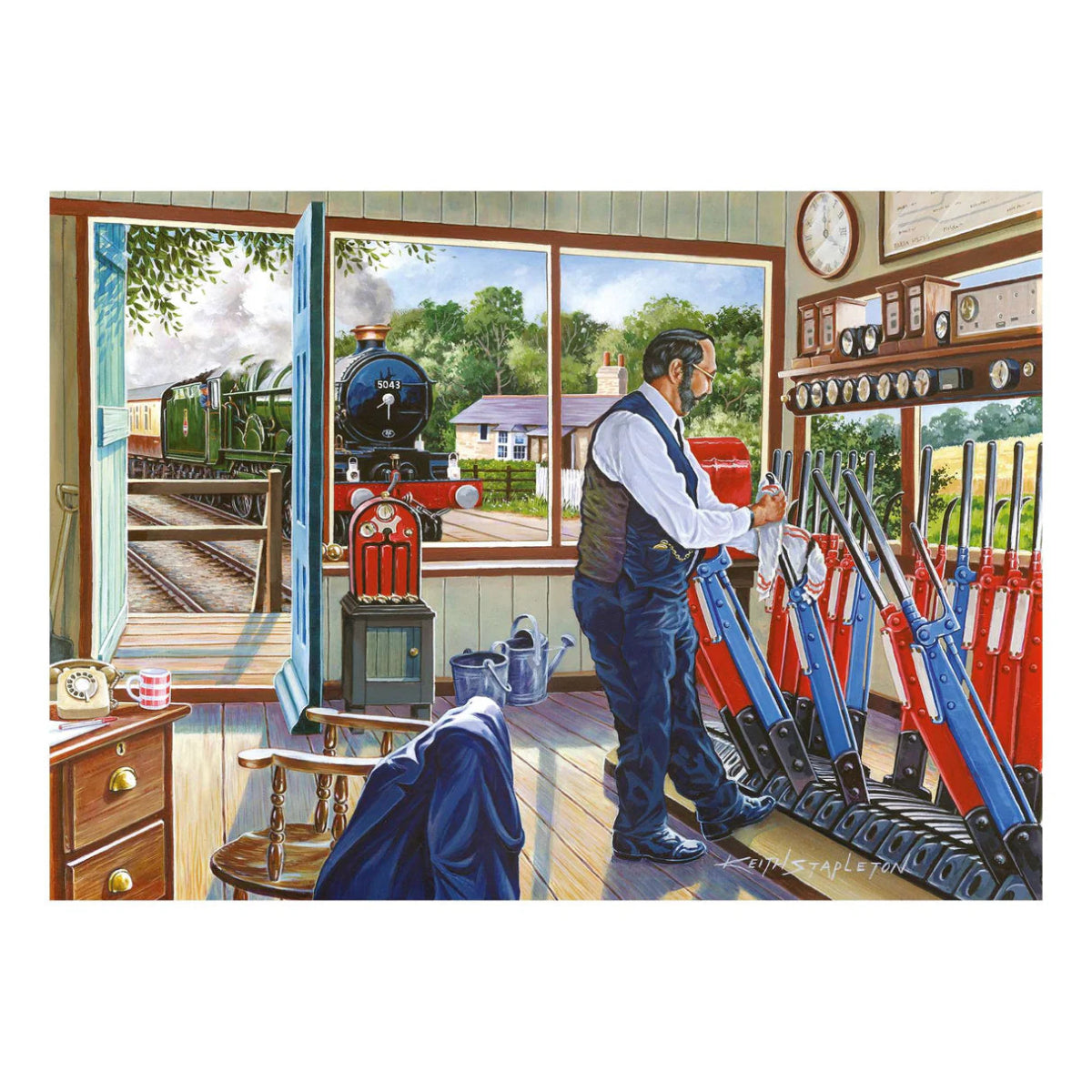 House of Puzzles Signalling Change BIG 250 Jigsaw Puzzle - Phillips Hobbies