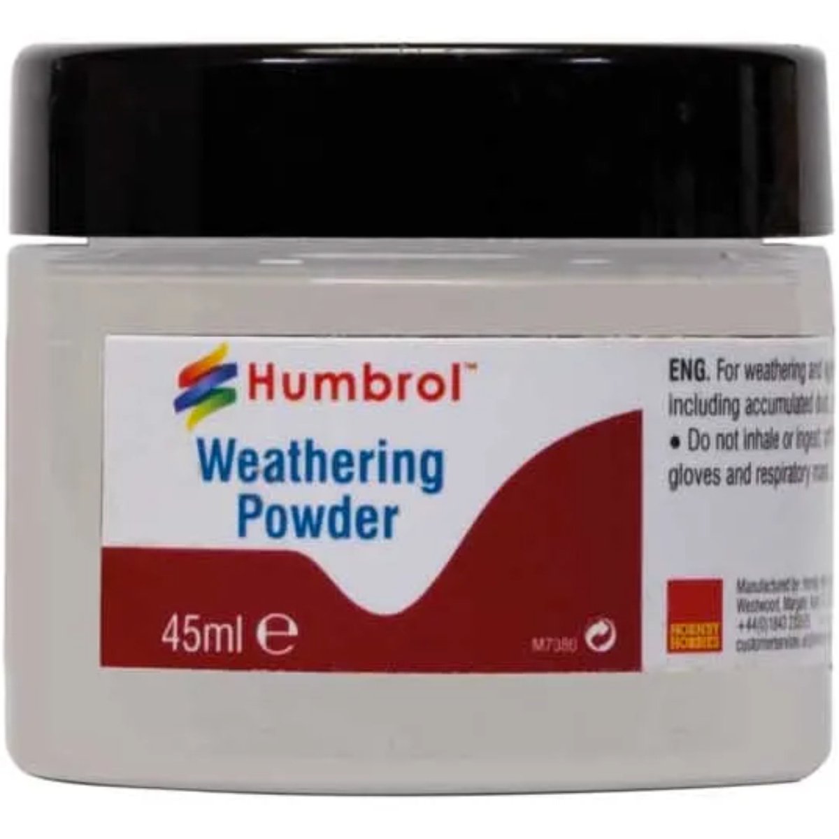 Humbrol AV0012 Weathering Powder White - 45ml
