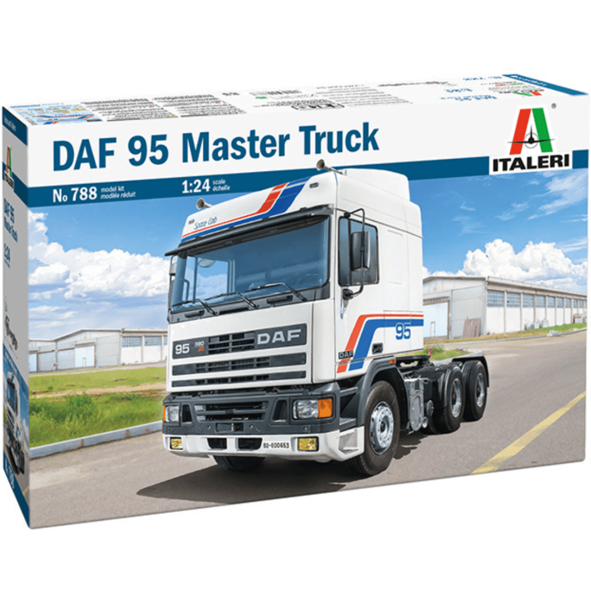 Italeri 788 DAF 95 Master Truck RR Plastic Kit - 1:24 Scale - Phillips Hobbies