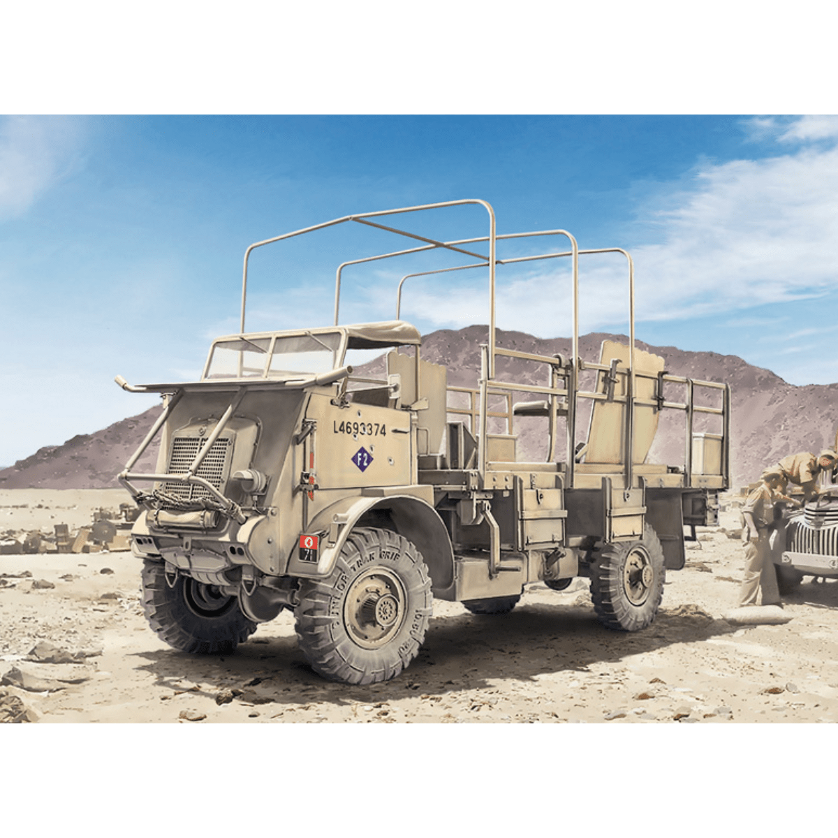 Italeri Bedford QL Medium Truck Plastic Kit - 1:35 Scale - Phillips Hobbies