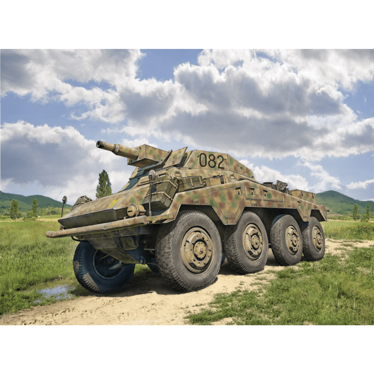 Italeri Sd. Kfz. 234/3 Plastic Kit - 1:35 Scale - Phillips Hobbies