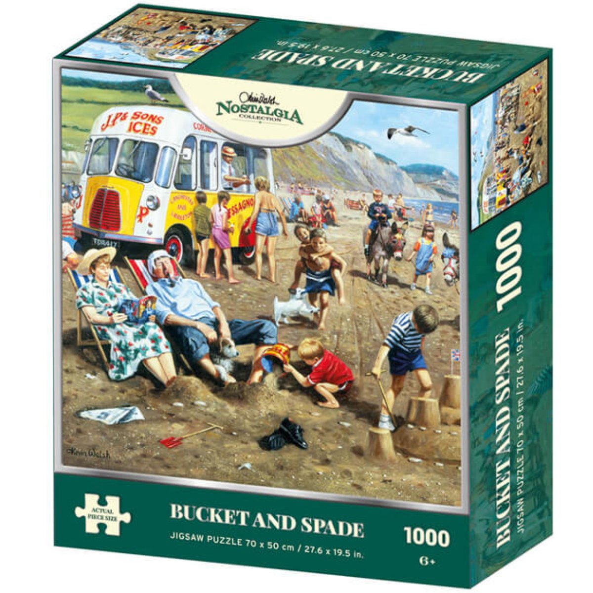 Kevin Walsh Nostalgia Bucket & Spade Jigsaw Puzzle (1000 Pieces)