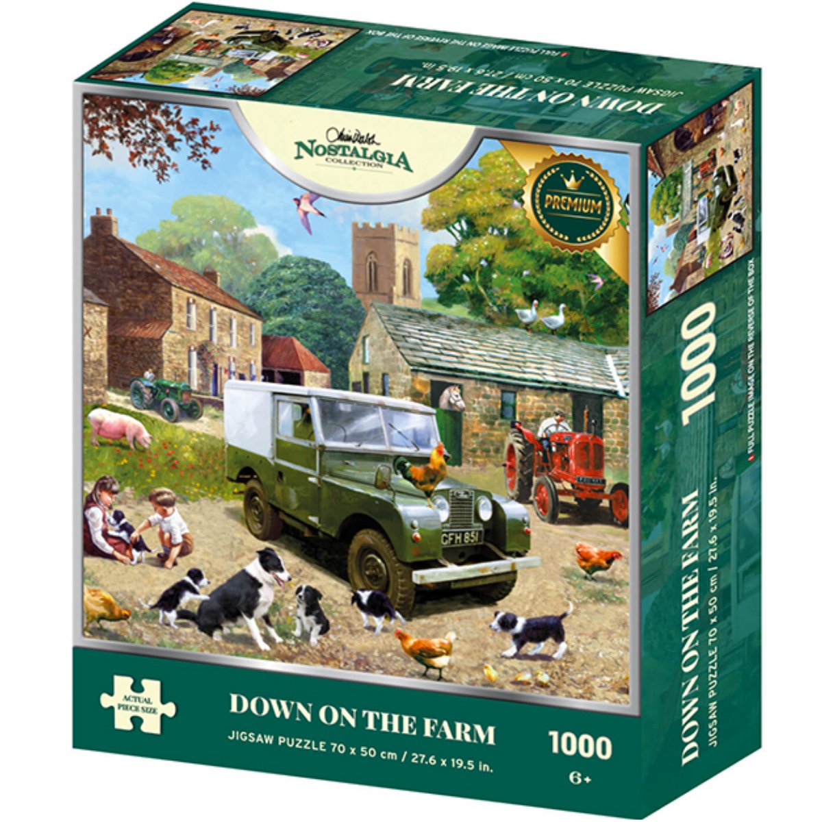 Kevin Walsh Nostalgia Down On The Farm Jigsaw Puzzle (1000 Pieces)