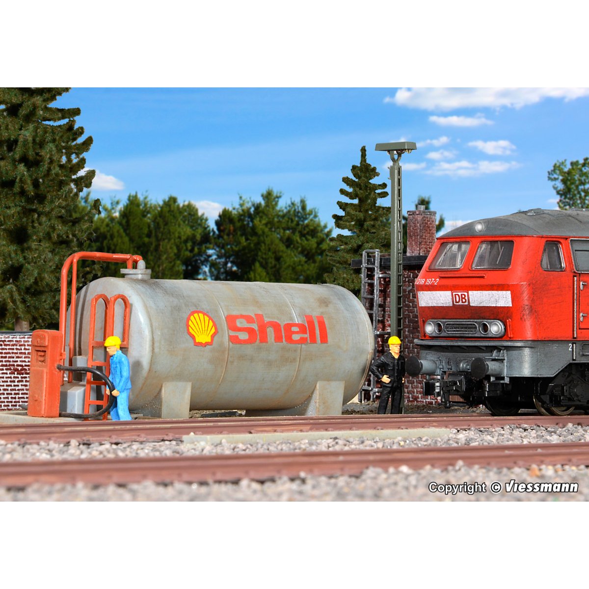 Kibri 39430 Diesel Fuel Station Kit - HO / OO Gauge