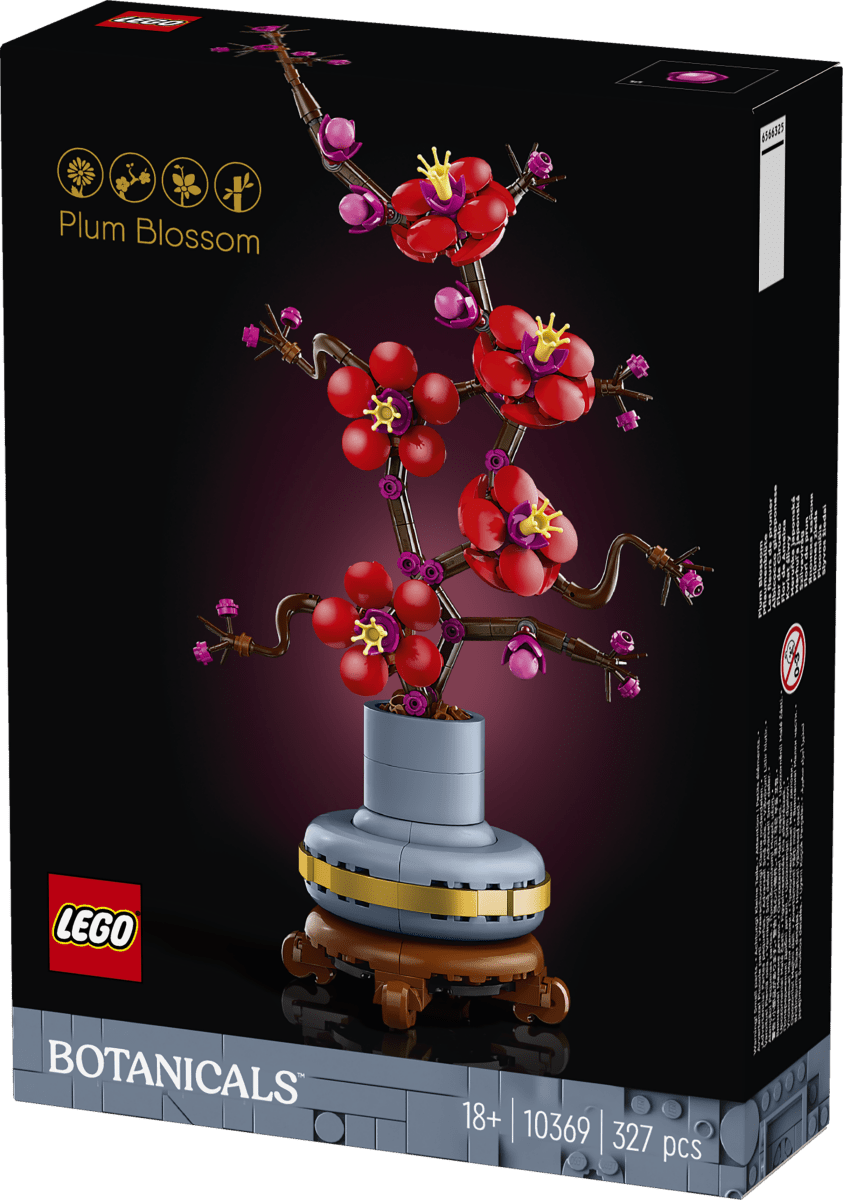 LEGO® Botanicals Plum Blossom Flower Decor Display Set 10369 - Phillips Hobbies