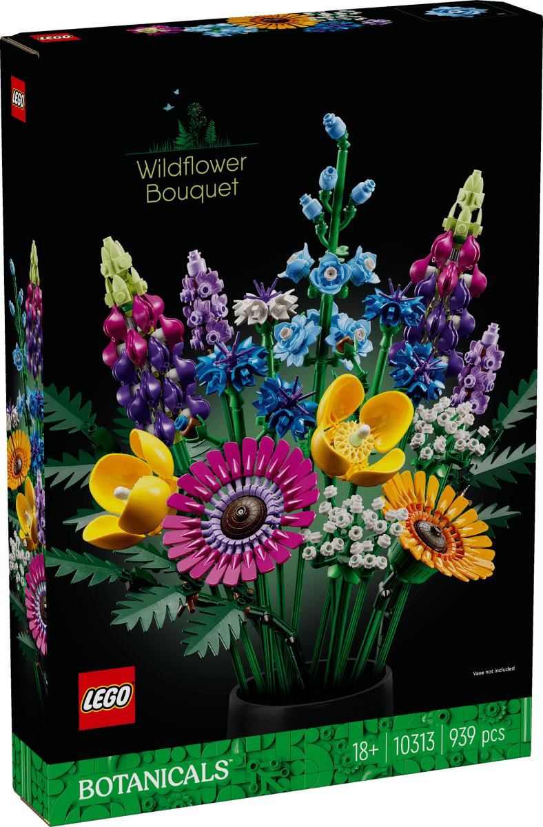 LEGO® Botanicals Wildflower Bouquet 10313 Building Set (939 Pieces) - Phillips Hobbies