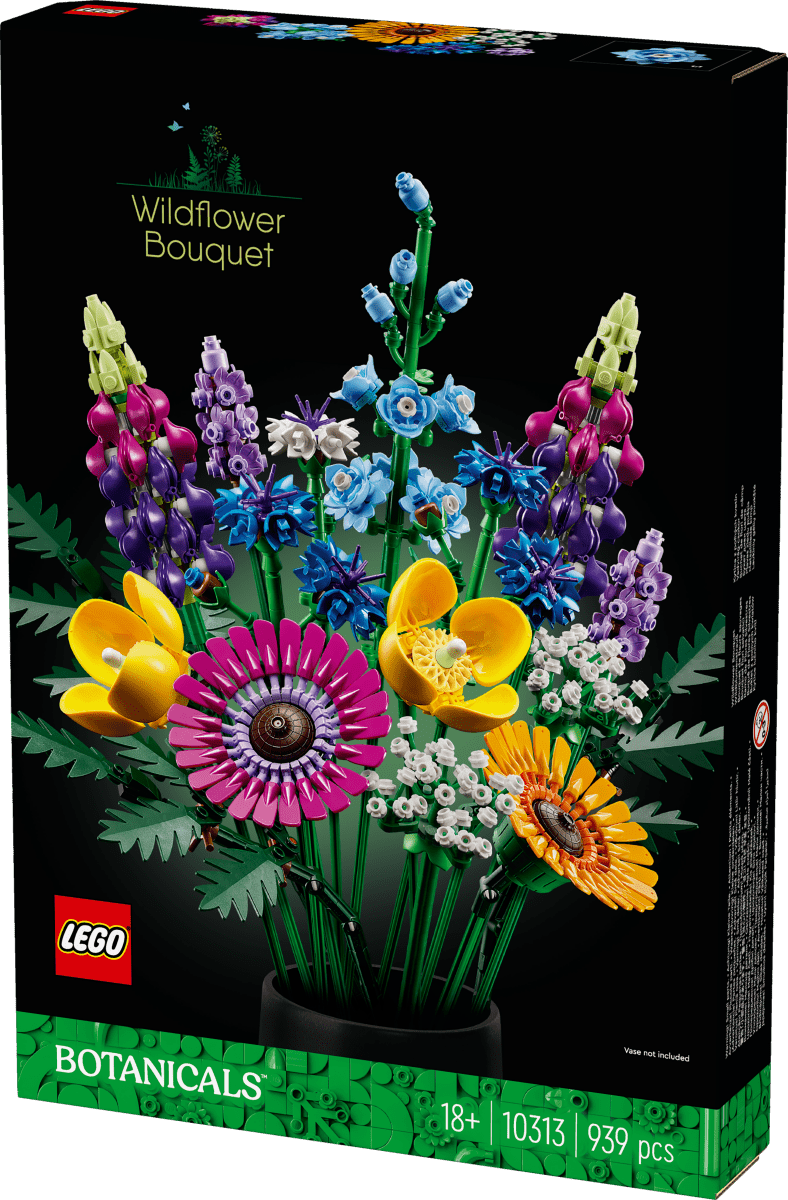 LEGO® Botanicals Wildflower Bouquet 10313 Building Set (939 Pieces) - Phillips Hobbies