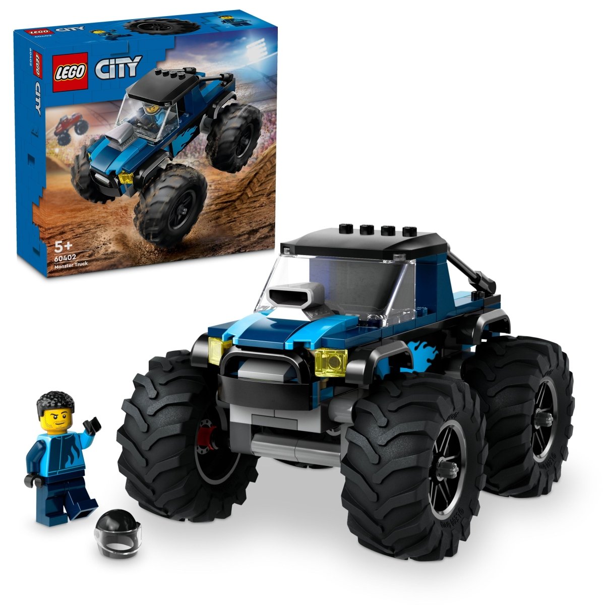 LEGO City Blue Monster Truck 60402 - Phillips Hobbies