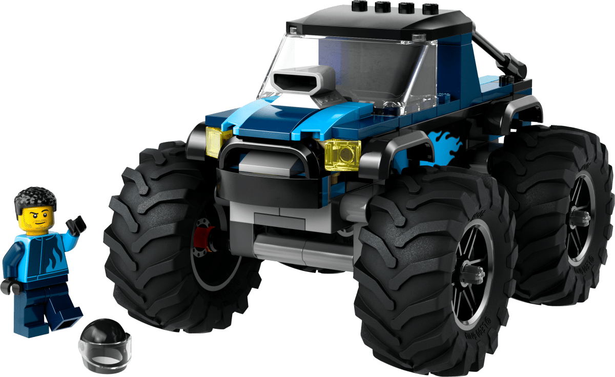 LEGO City Blue Monster Truck 60402 - Phillips Hobbies
