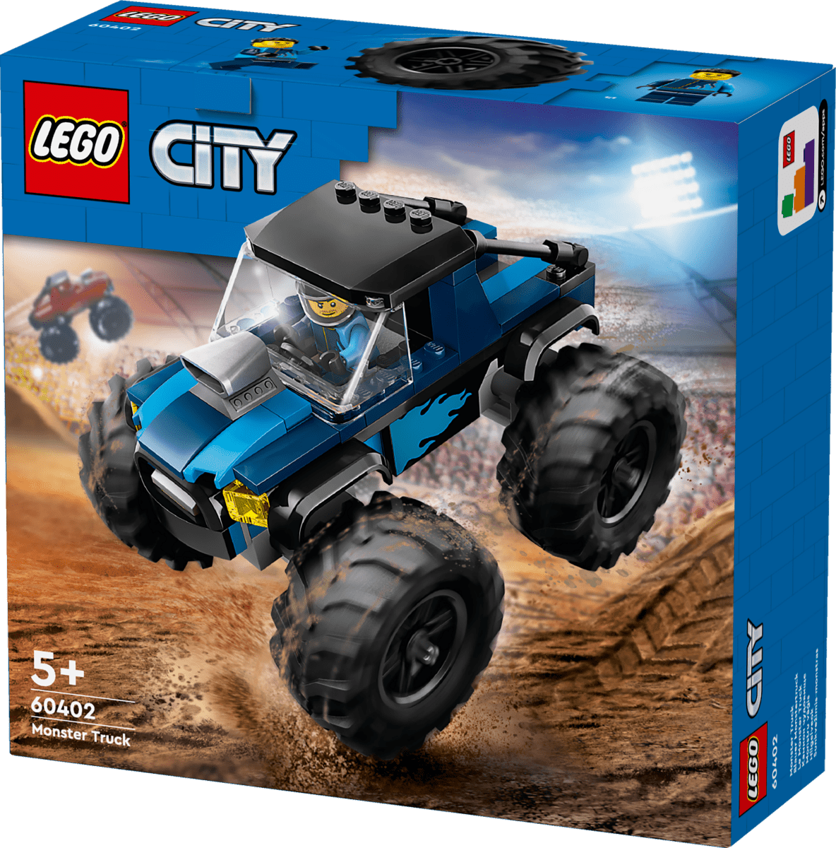 LEGO City Blue Monster Truck 60402 - Phillips Hobbies