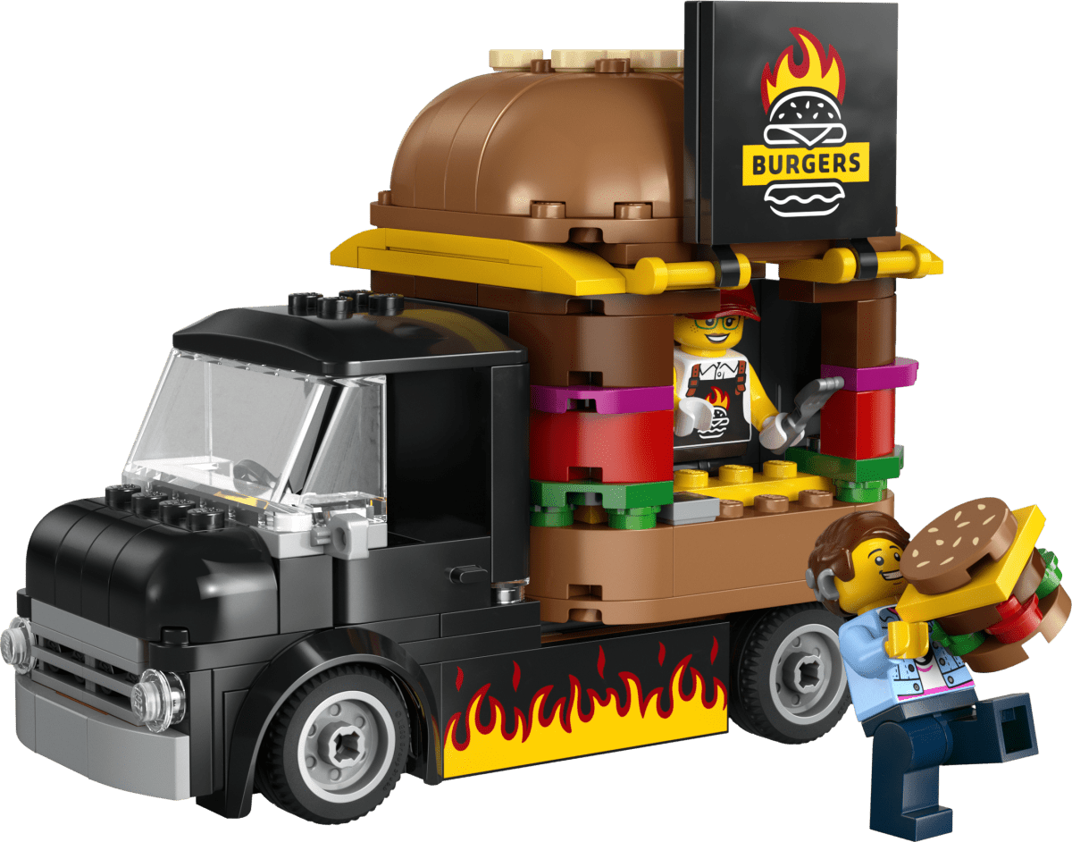 LEGO® City Burger Van Toy Building Set 60404 - Phillips Hobbies