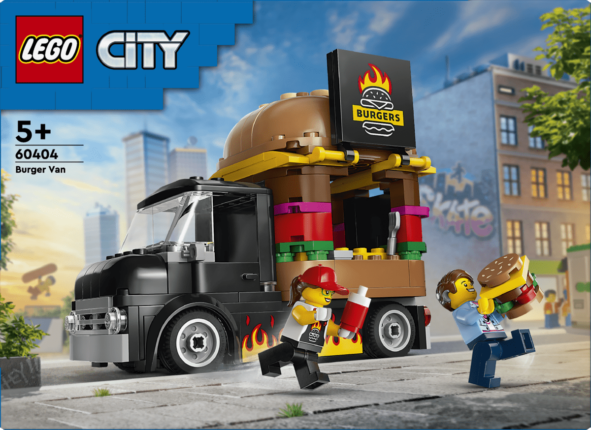LEGO® City Burger Van Toy Building Set 60404 - Phillips Hobbies