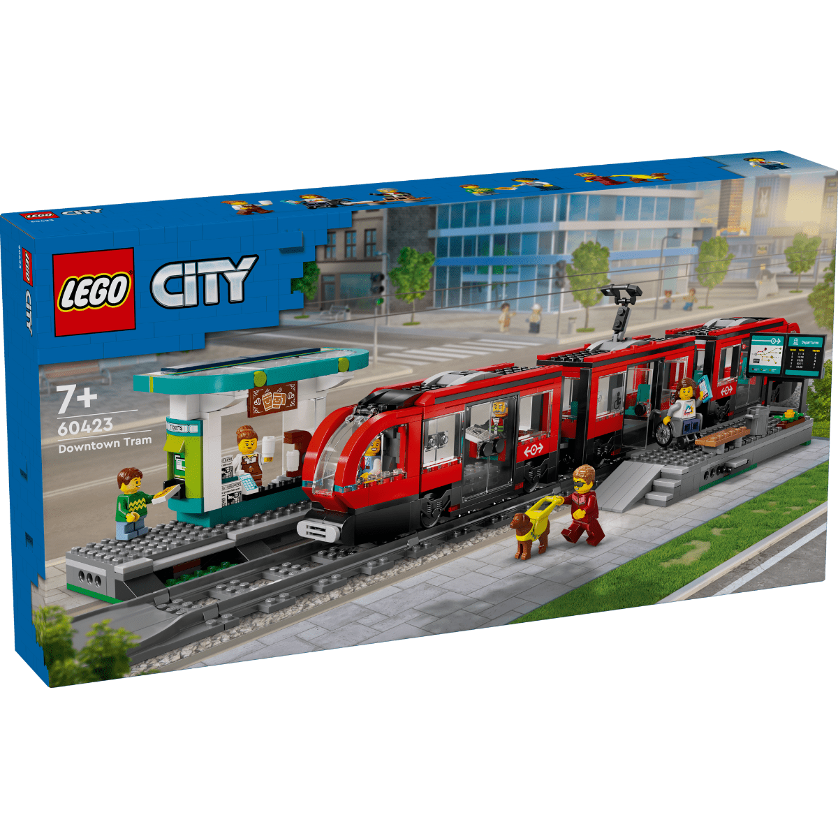 LEGO City Downtown Streetcar and Station 60423 - Phillips Hobbies