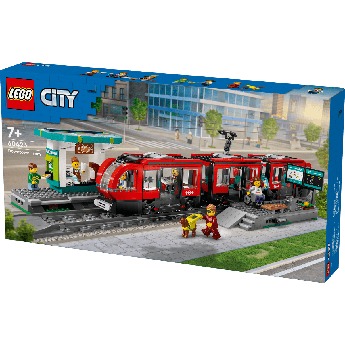 LEGO City Downtown Streetcar and Station 60423 - Phillips Hobbies