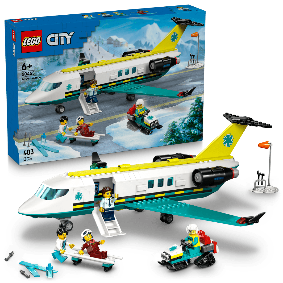LEGO City Emergency Air Ambulance Airplane 60465 - Phillips Hobbies