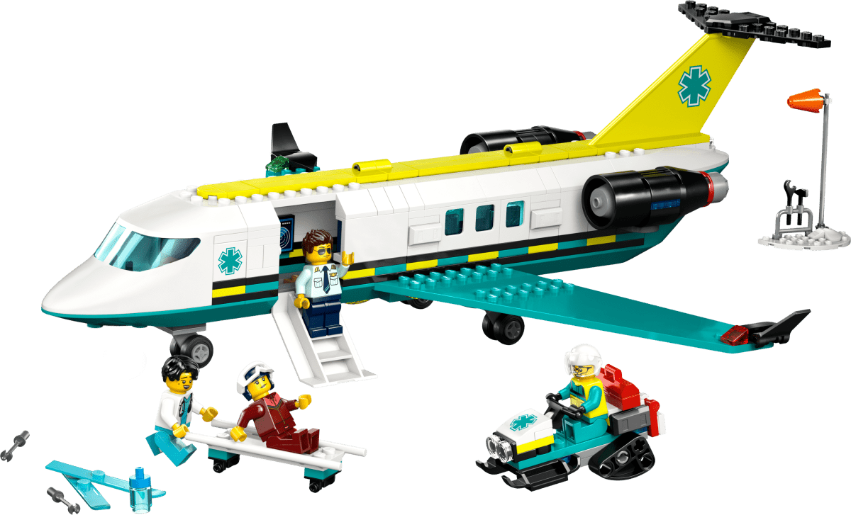 LEGO City Emergency Air Ambulance Airplane 60465 - Phillips Hobbies