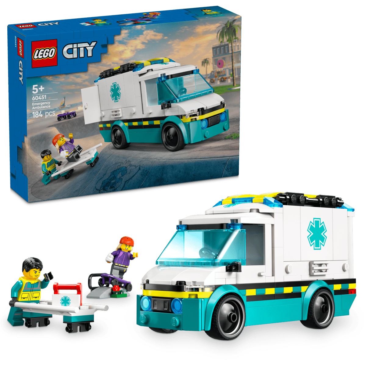 LEGO City Emergency Ambulance 60451 - Phillips Hobbies