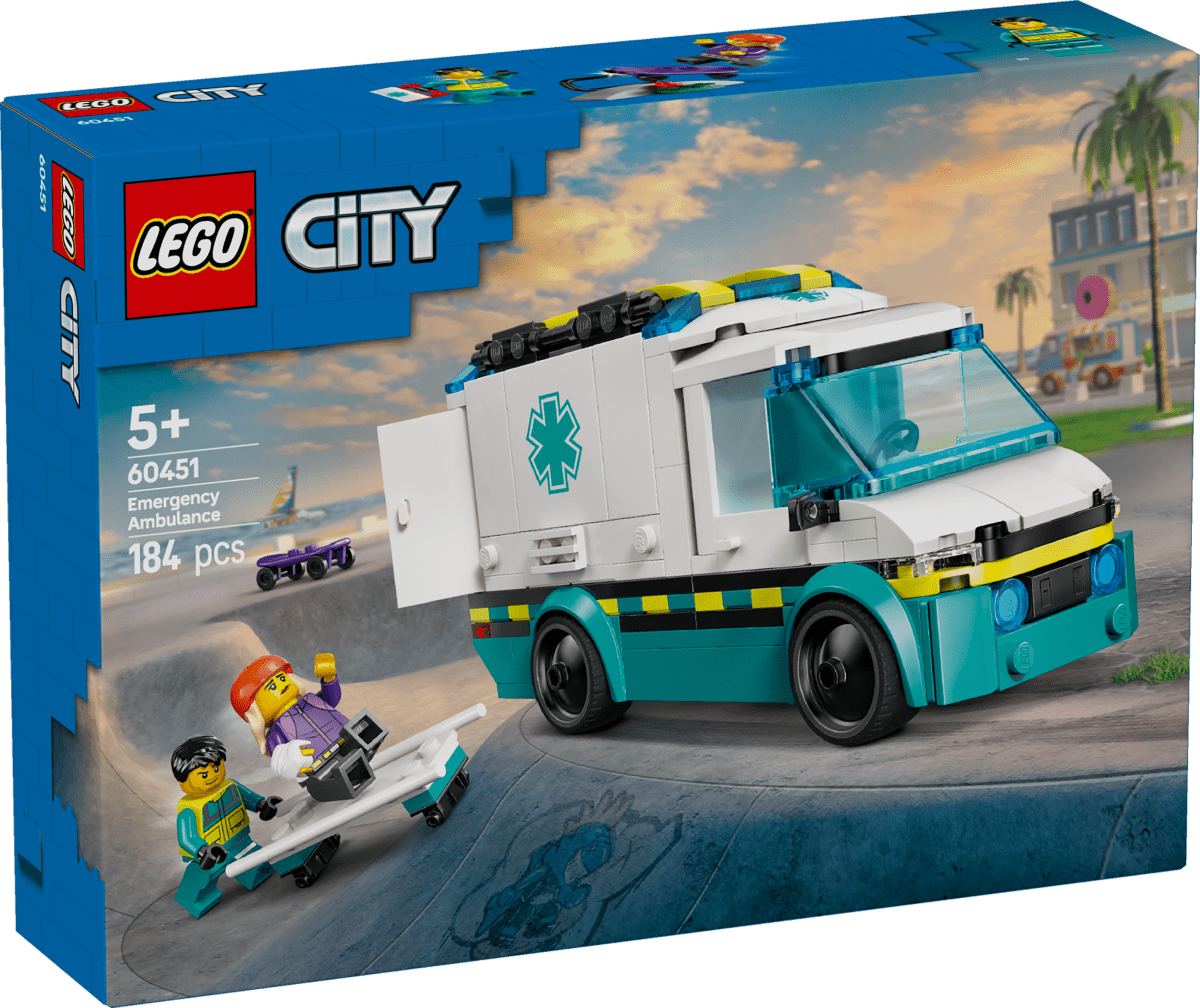 LEGO City Emergency Ambulance 60451 - Phillips Hobbies