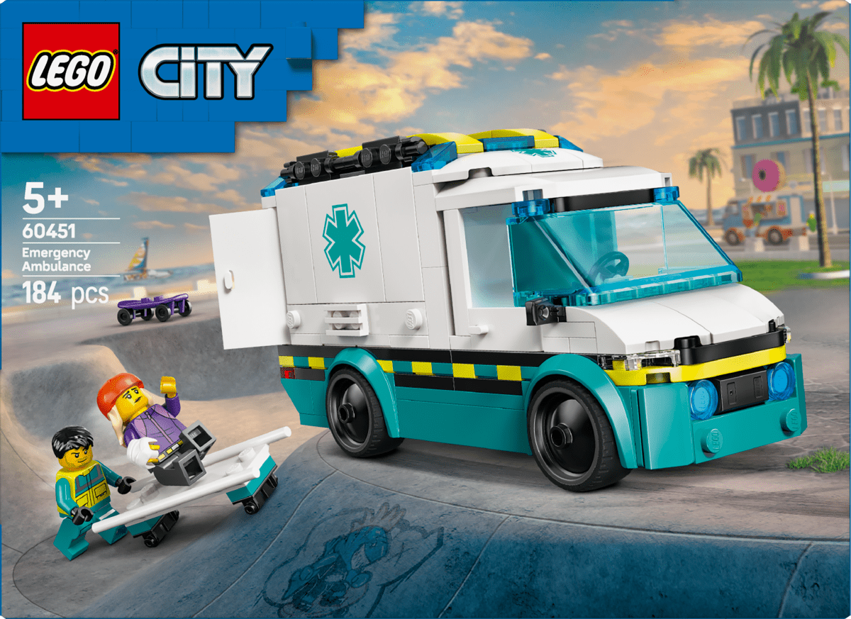 LEGO City Emergency Ambulance 60451 - Phillips Hobbies