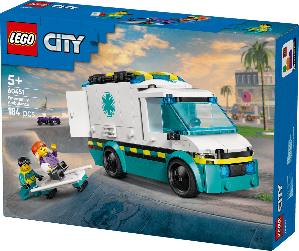 LEGO City Emergency Ambulance 60451 - Phillips Hobbies
