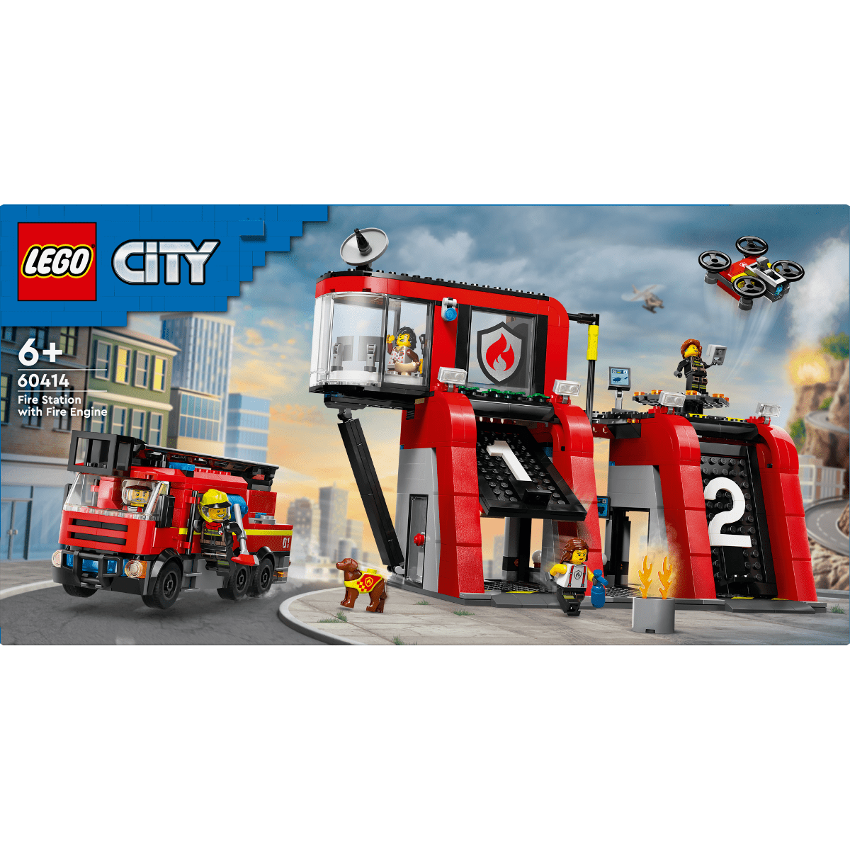 LEGO City Fire Station with Fire Truck 60414 - Phillips Hobbies