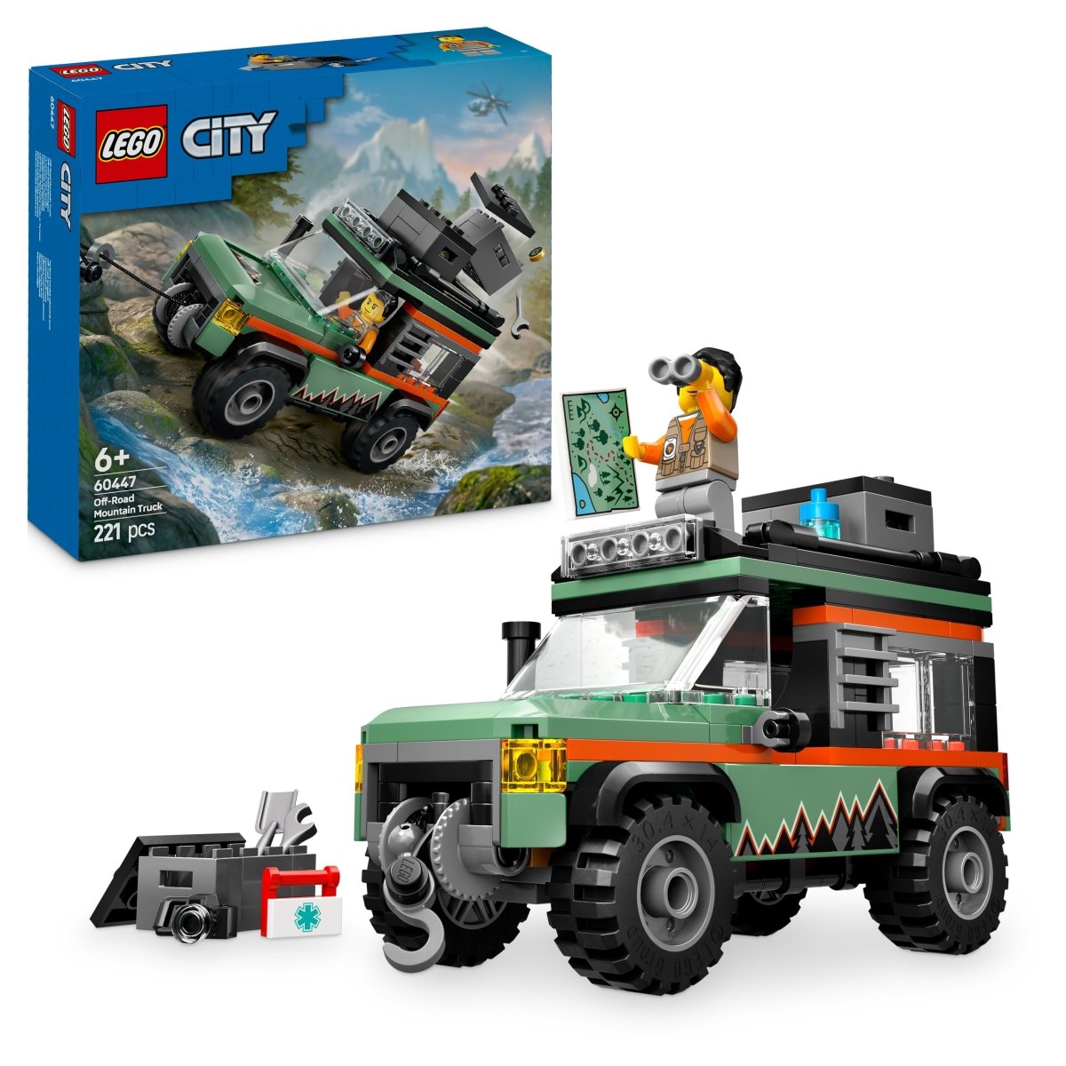 LEGO City Off - Road 4x4 Mountain Truck 60447 - Phillips Hobbies