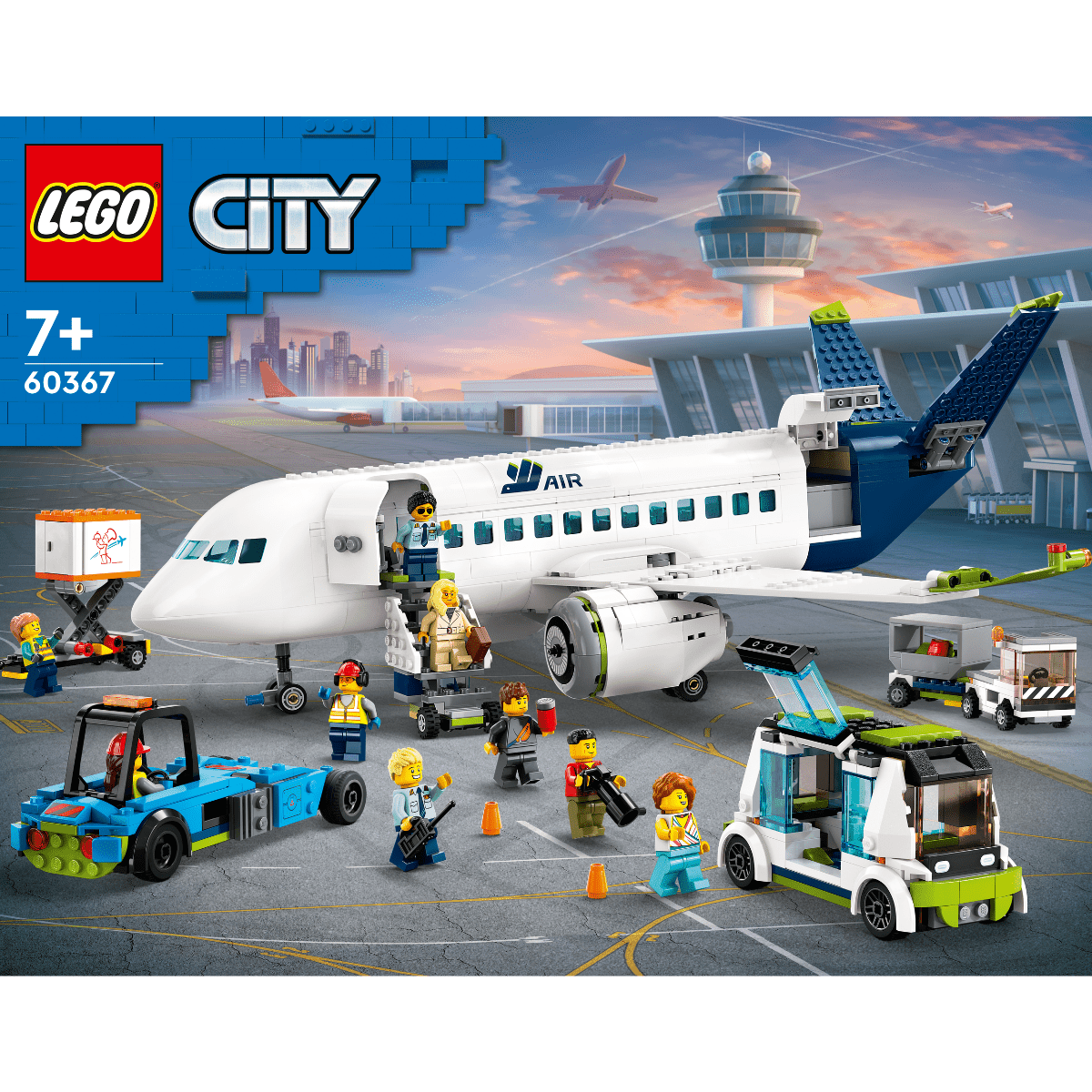 LEGO® City Passenger Aeroplane 60367 Building Toy Set (930 Pieces) - Phillips Hobbies