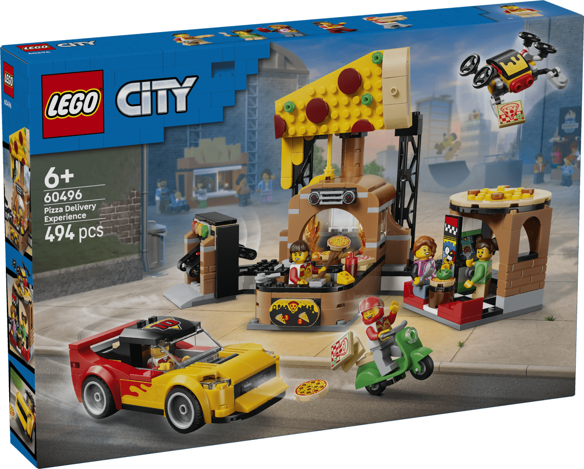 LEGO City Pizza Delivery Experience with Vehicles Set 60496 - Phillips Hobbies