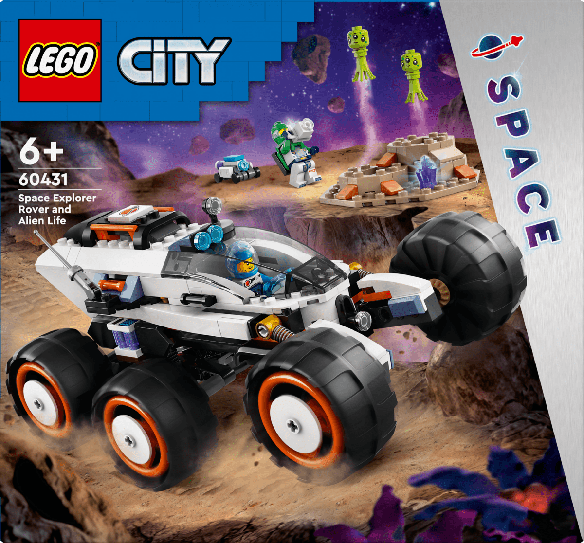 LEGO City Space Explorer Rover and Alien Life 60431 - Phillips Hobbies