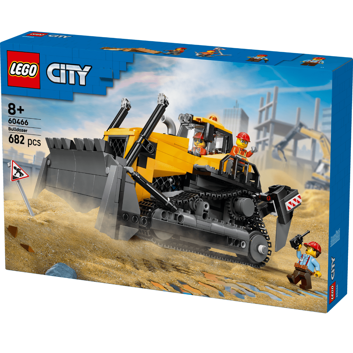 LEGO City Yellow Bulldozer 60466 - Phillips Hobbies