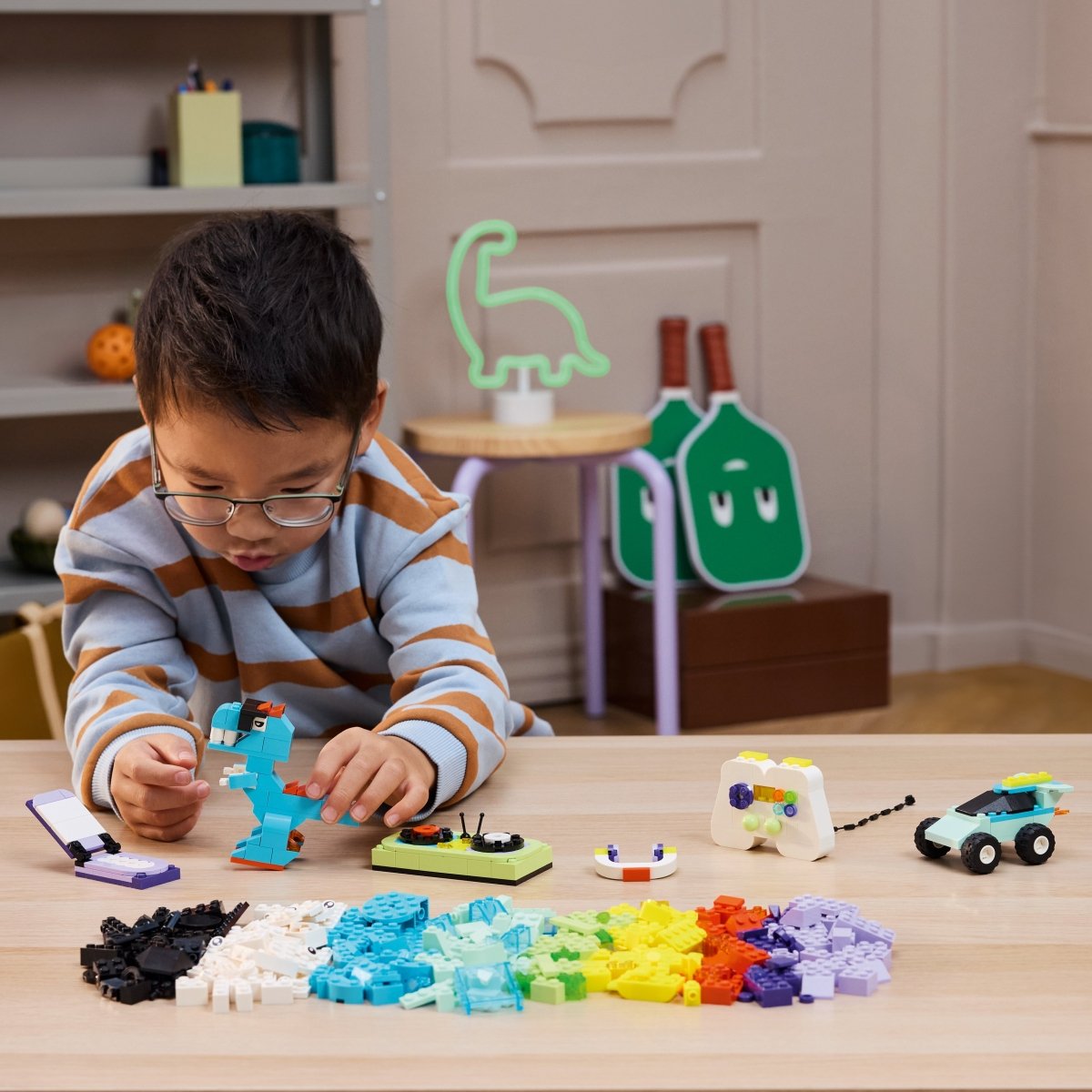 LEGO® Classic Cool Creative Box, Colourful Building Bricks Toy 11043 - Phillips Hobbies