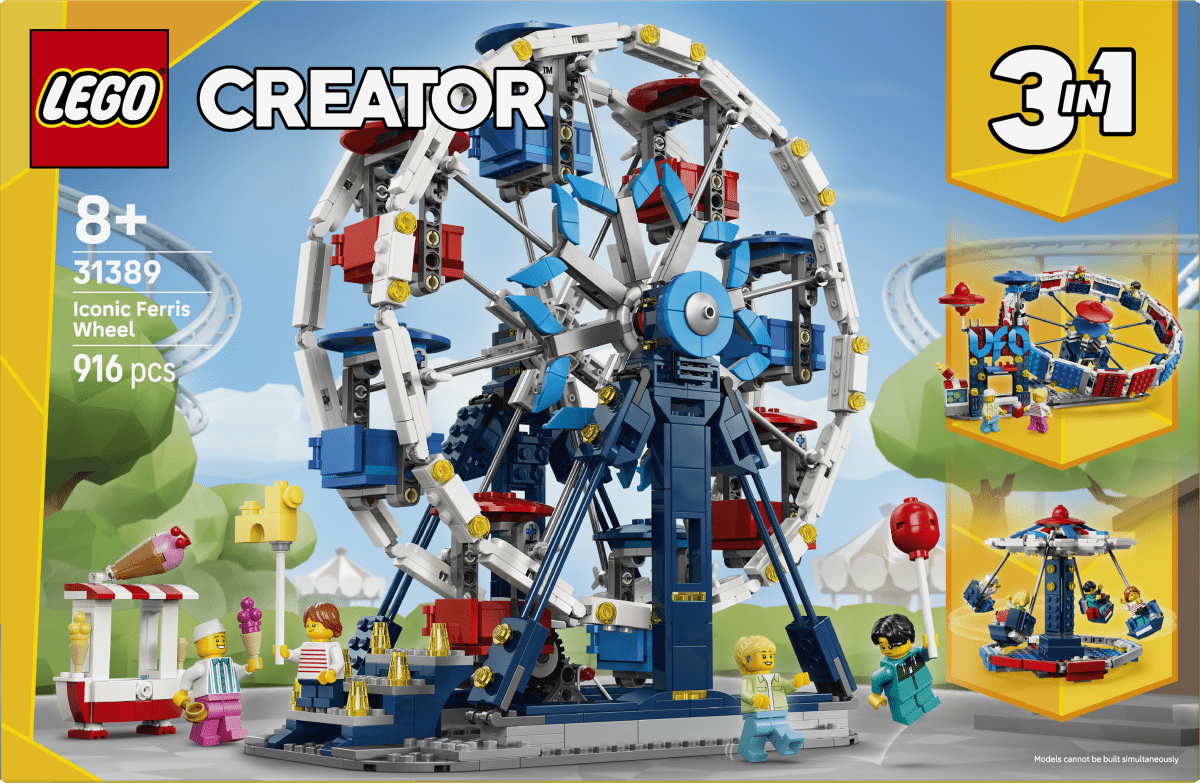 LEGO® Creator 3 in 1 Iconic Ferris Wheel Building Toy 31389 - Phillips Hobbies