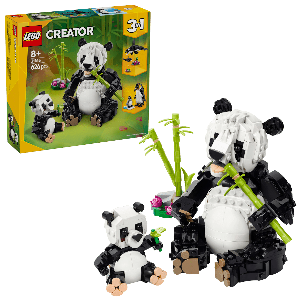 LEGO Creator Wild Animals: Panda Family 31165 - Phillips Hobbies
