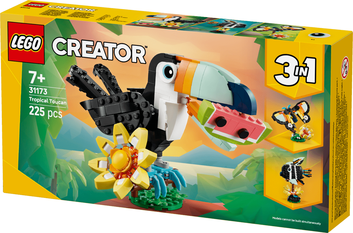 LEGO Creator Wild Animals: Tropical Toucan 31173 - Phillips Hobbies