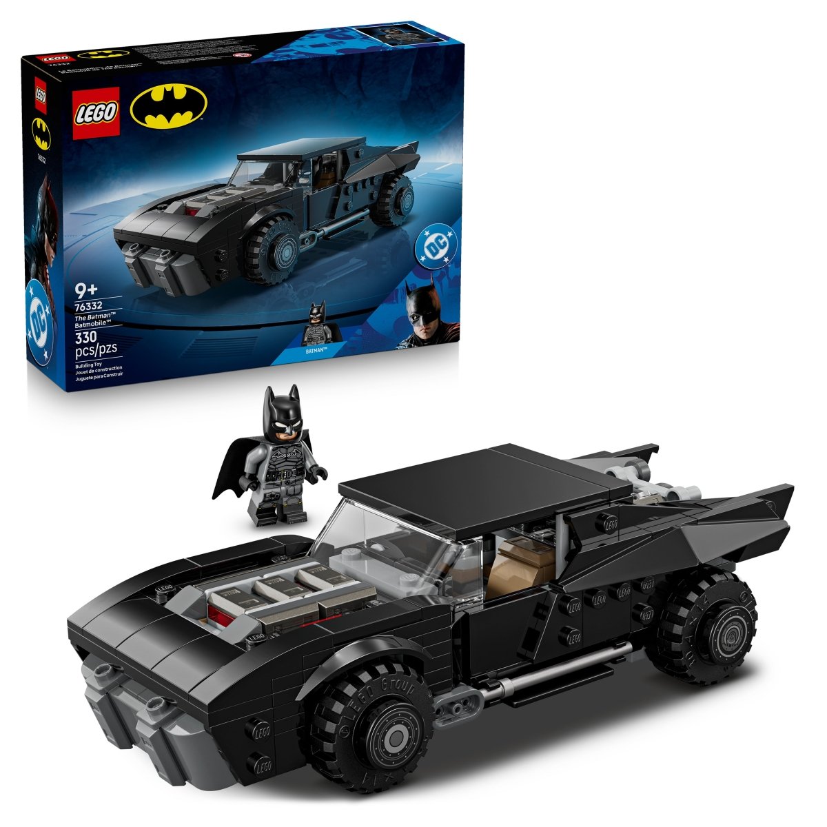LEGO® DC Batman™: The Batman™ Batmobile™ Model Car Toy 76332 - Phillips Hobbies