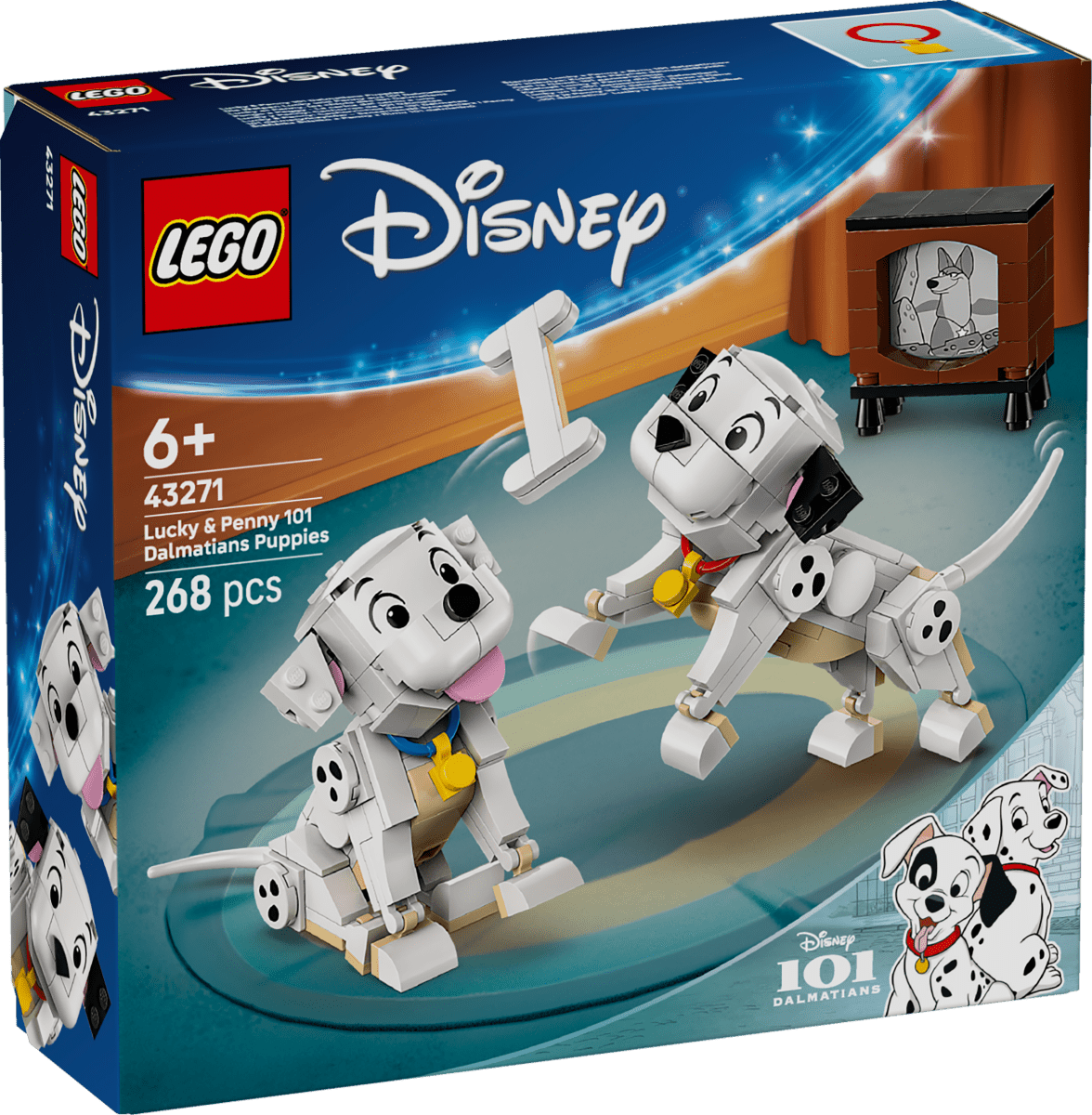 LEGO® Disney Lucky & Penny 101 Dalmatians Puppies Building Toy 43271 - Phillips Hobbies
